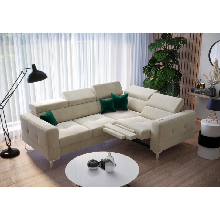 Canapé d'angle convertible TOSCANIA 250 x 185 cm en plusieurs couleurs Canapé d'angle convertible TOSCANIA 250 x 185 cm en plusieurs couleurs