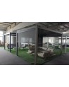 Pergola 3x3m Patrice en aluminium avec 2 stores