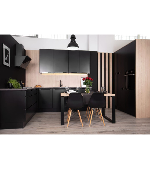 Ensemble Cuisine GOYA PREMIUM LINE noir 300 cm sur mesure
