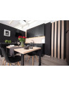 Set da cucina su misura GOYA PREMIUM LINE nero 300 cm