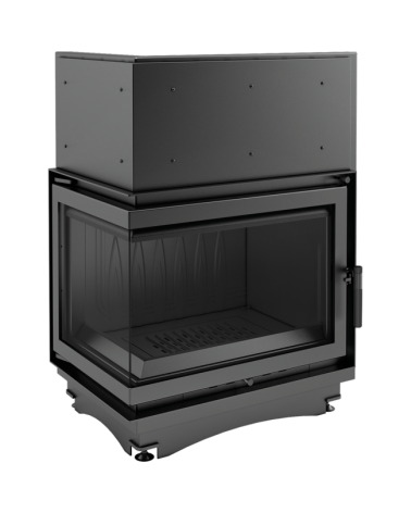 Insert cheminée ZUZIA15 kwDECO vitre à gauche