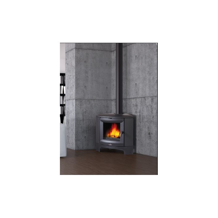 Estufa de leña de hierro fundido MARACAY de 14 kW