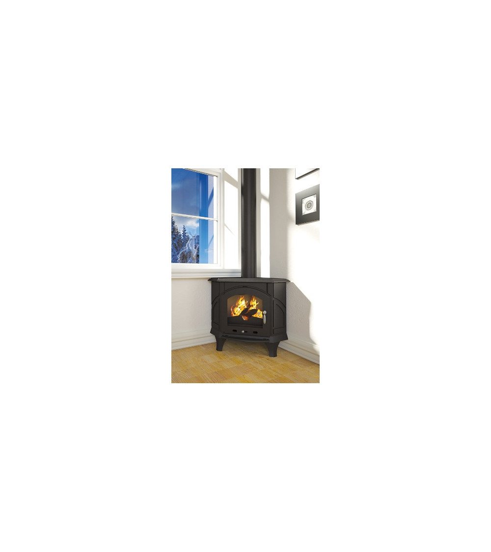 Gietijzeren houtkachel MARACAY 3-zijdig glas 14 kW