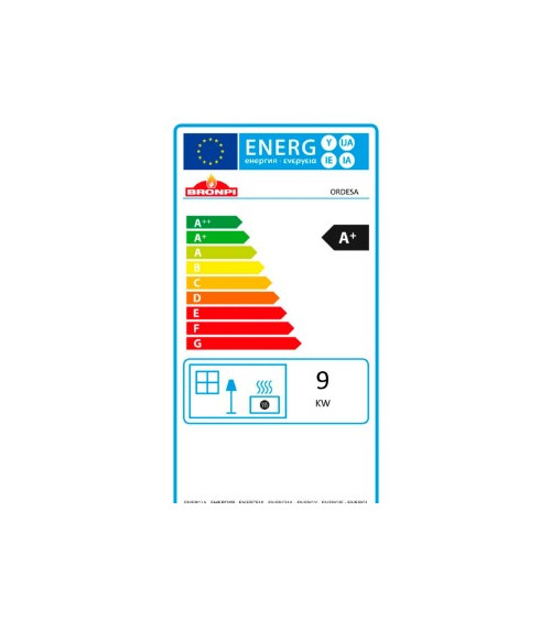 Gietijzeren houtkachel MARACAY 3-zijdig glas 14 kW
