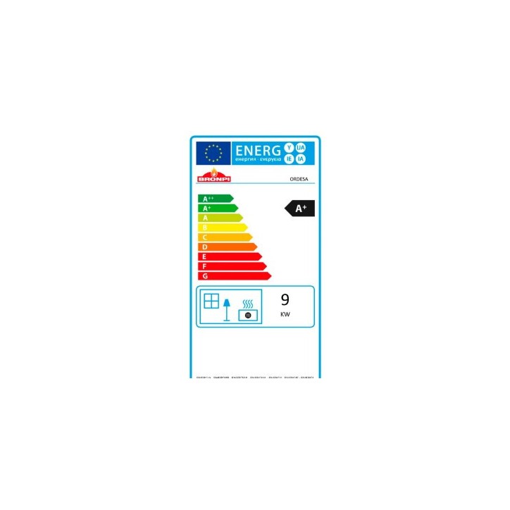 copy of Gietijzeren houtkachel MARACAY 3-zijdig glas 14 kW