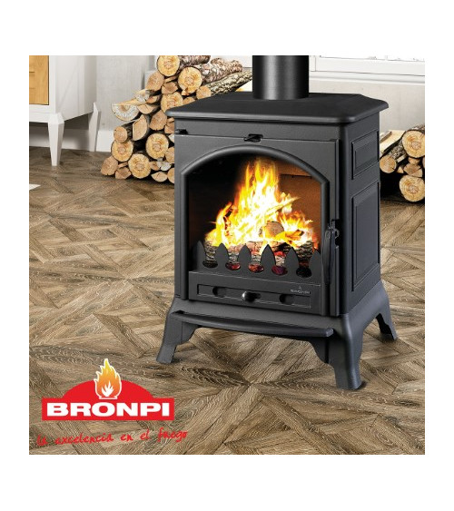 copy of Gietijzeren houtkachel MARACAY 3-zijdig glas 14 kW