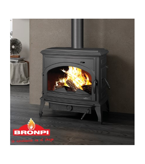 copy of Gietijzeren houtkachel MARACAY 3-zijdig glas 14 kW