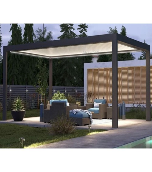 Pergola 4x3m Puhket - éclairage LED
