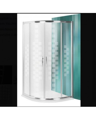 Paroi de douche d'angle PIXORN 90x90x200 cm