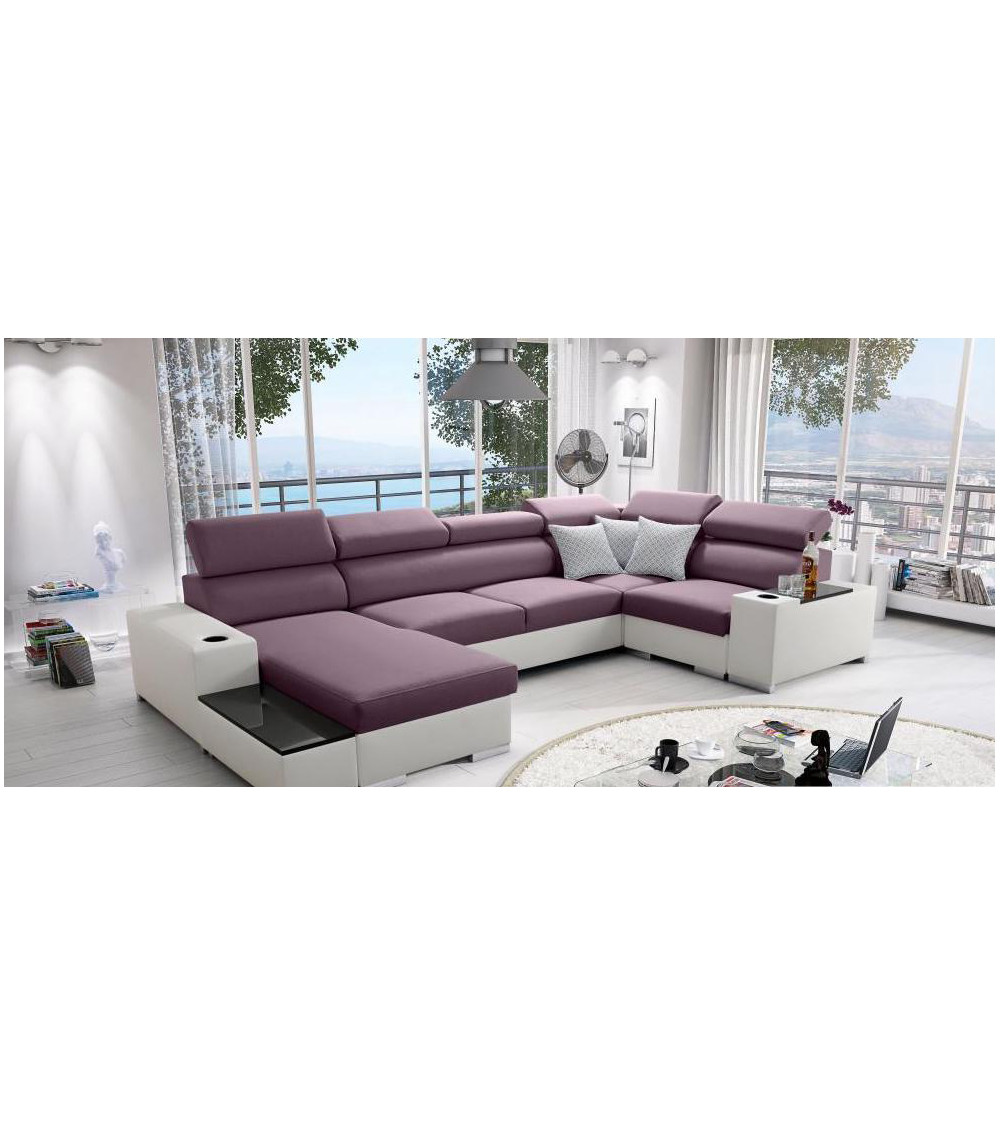 Divano letto angolare PERSEO IV MINI 205 x 170 cm in vari colori