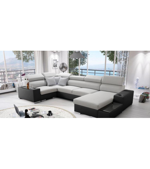 Sofá rinconera convertible PERSEO IV MINI 205 x 170 cm en varios colores