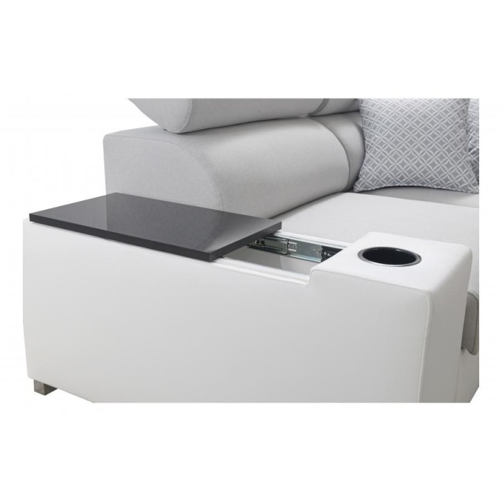 Divano d'angolo convertibile PERSEO IV MINI 205 x 170 cm in vari colori