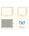 Pergola 4x3m Puhket - éclairage LED