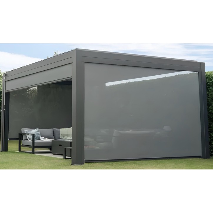 Pergola Jane 4x4m en aluminium 3 stores