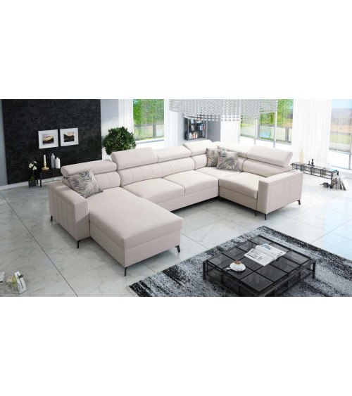 Divano letto angolare BALTICO V MAXI 351 x 183 x 198 cm in vari colori