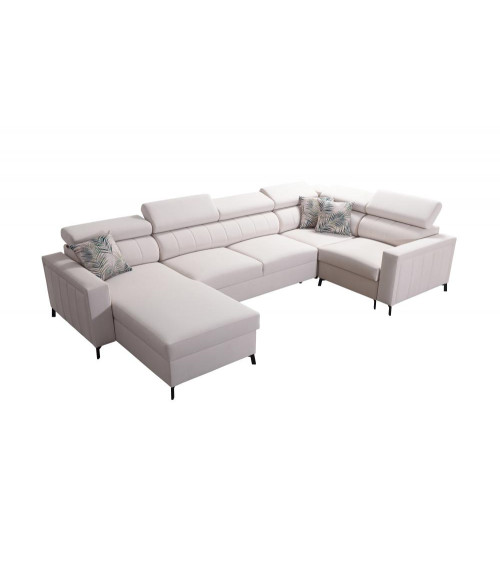 copy of Canapé d'angle reversible ANDRE 202 x 85 cm en plusieurs couleurs