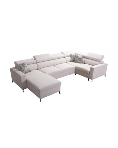 Canapé d'angle convertible BALTICO V MAXI 351 x 183 x 198 cm en plusieurs couleurs