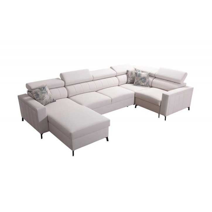 Canapé d'angle convertible BALTICO V MAXI 351 x 183 x 198 cm en plusieurs couleurs