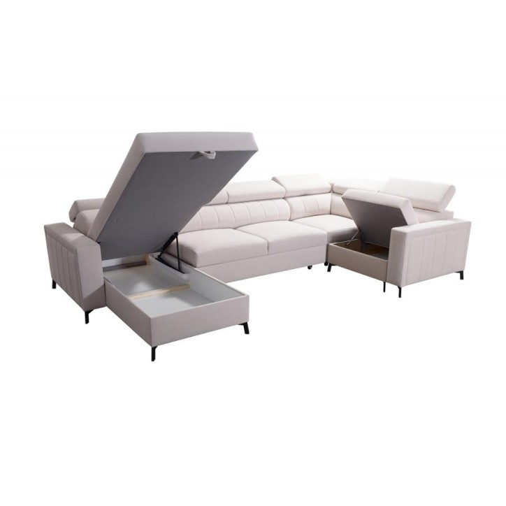 Sofá rinconera convertible BALTICO V MAXI 351 x 183 x 198 cm en varios colores