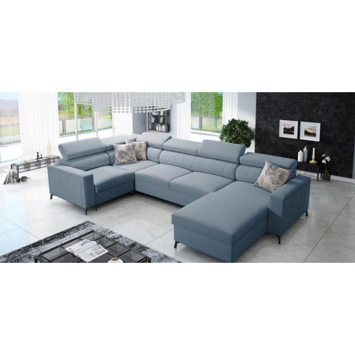 copy of Canapé d'angle reversible ANDRE 202 x 85 cm en plusieurs couleurs