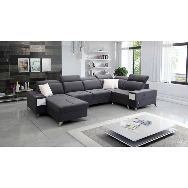 Sofá rinconera convertible DEUS IV 364 x 204 x 184 cm en varios colores