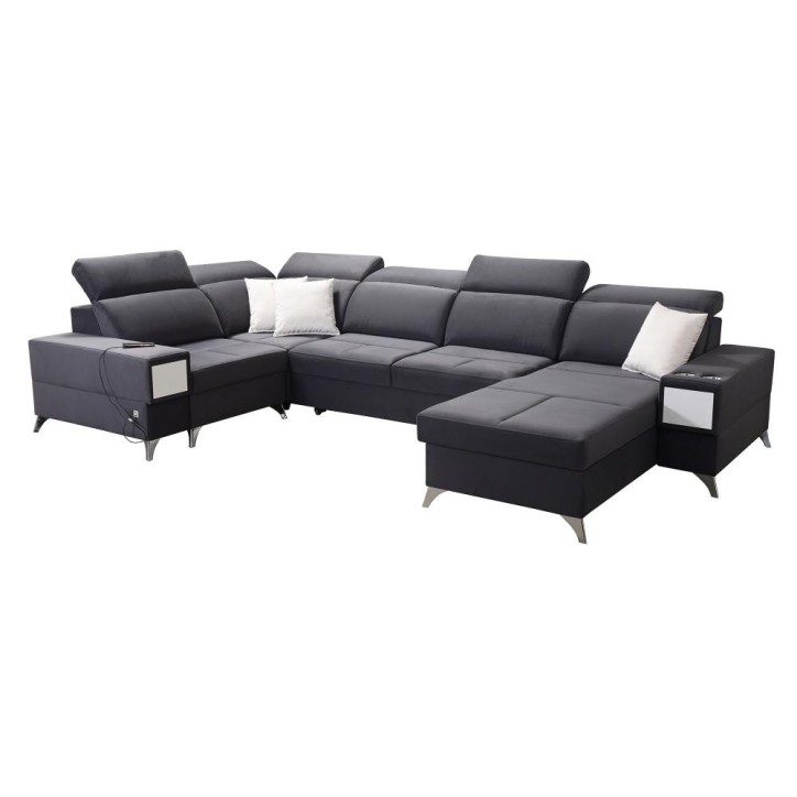 copy of Canapé d'angle reversible convertible ANDRE 202 x 85 cm en plusieurs couleurs