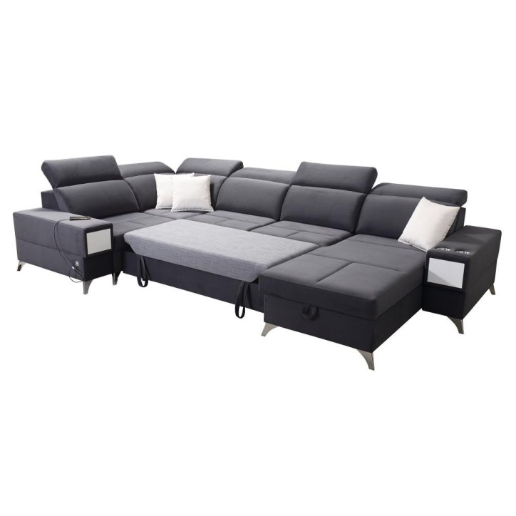 Sofá rinconera convertible DEUS IV 364 x 204 x 184 cm en varios colores