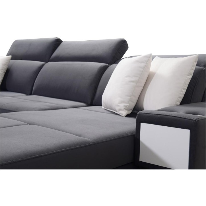 copy of Canapé d'angle reversible convertible ANDRE 202 x 85 cm en plusieurs couleurs