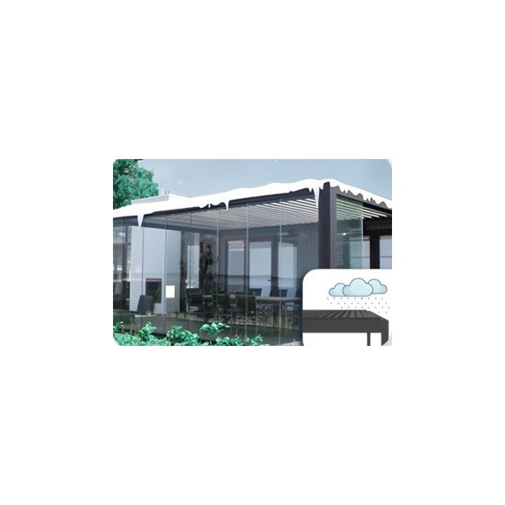 Pergola / Veranda Alexia en verre 3x3m en aluminium Pergola / Veranda Alexia en verre 3x3m en aluminium