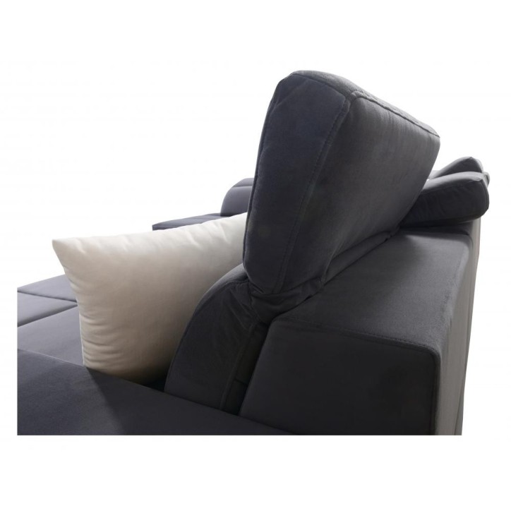 copy of Canapé d'angle reversible convertible ANDRE 202 x 85 cm en plusieurs couleurs