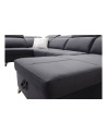 Canapé d'angle convertible DEUS X 364 x 300 cm en plusieurs couleurs