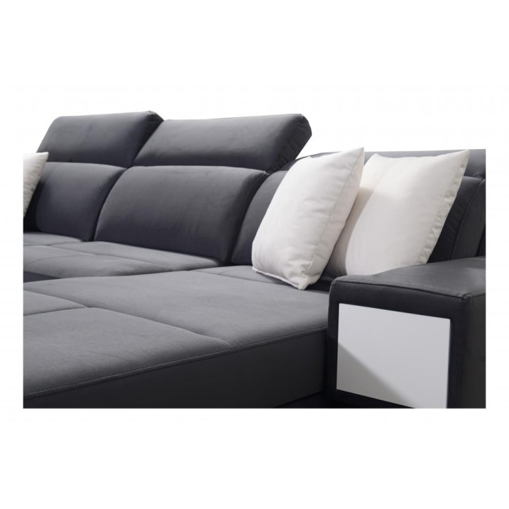 copy of Canapé d'angle reversible ANDRE 202 x 85 cm en plusieurs couleurs
