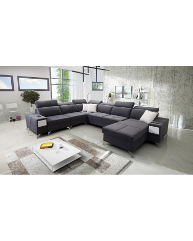 DEUS VIII divano letto angolare 364 x 284 x 184 cm in vari colori