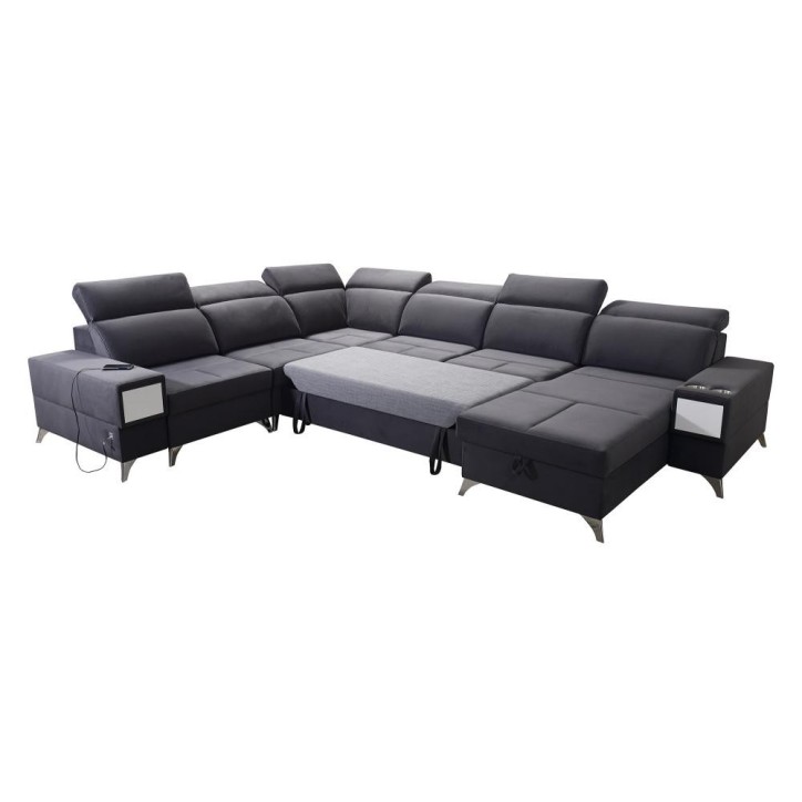 copy of Canapé d'angle reversible convertible ANDRE 202 x 85 cm en plusieurs couleurs