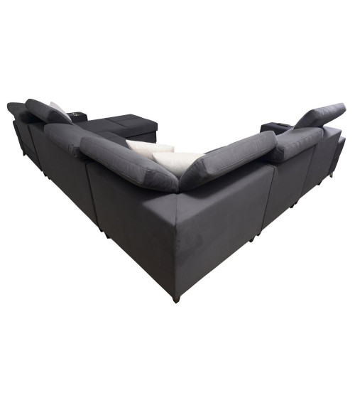 DEUS VIII divano letto angolare 364 x 284 x 184 cm in vari colori