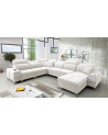 Canapé d'angle convertible DEUS VIII 364 x 284 x 184 cm en plusieurs couleurs