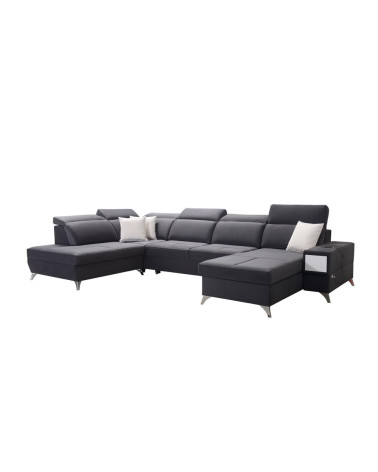 copy of Canapé d'angle reversible convertible ANDRE 202 x 85 cm en plusieurs couleurs