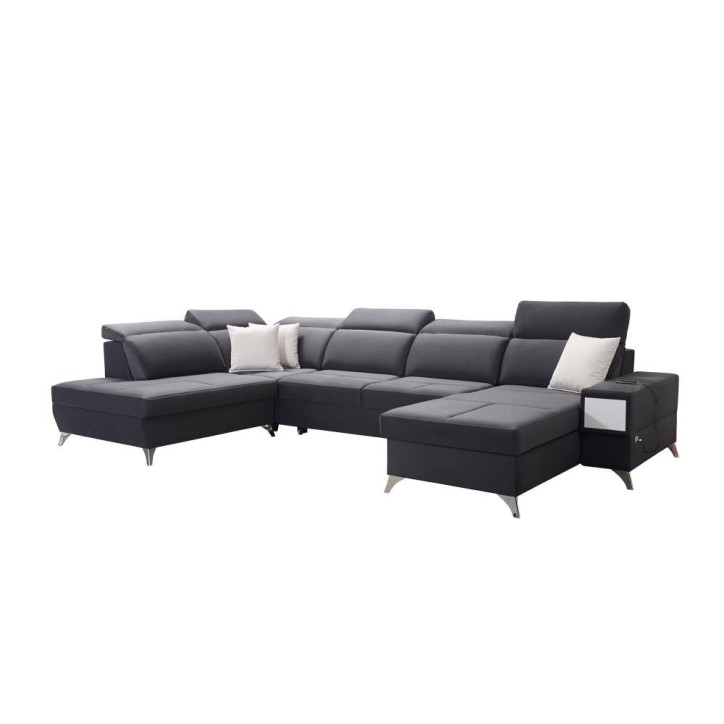 copy of Canapé d'angle reversible ANDRE 202 x 85 cm en plusieurs couleurs
