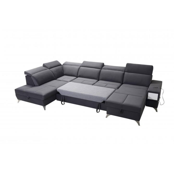copy of Canapé d'angle reversible ANDRE 202 x 85 cm en plusieurs couleurs
