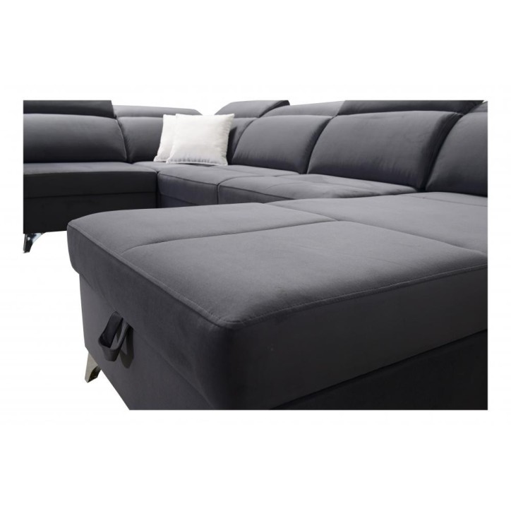 copy of Canapé d'angle reversible ANDRE 202 x 85 cm en plusieurs couleurs