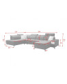 Canapé d'angle convertible DEUS VI 364 x 221 cm en plusieurs couleurs