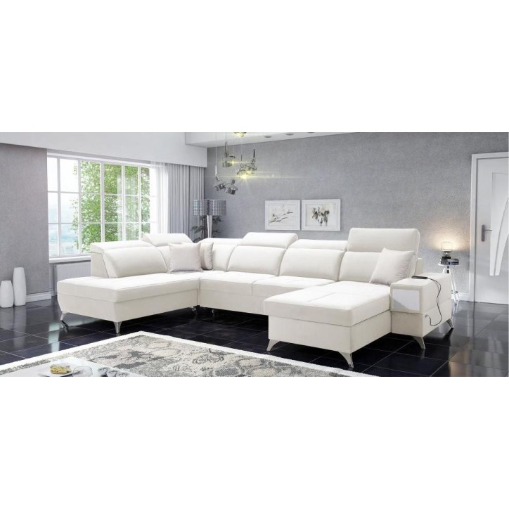 copy of Canapé d'angle reversible ANDRE 202 x 85 cm en plusieurs couleurs
