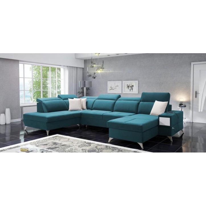 copy of Canapé d'angle reversible ANDRE 202 x 85 cm en plusieurs couleurs
