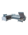 Canapé d'angle convertible BARTEZ VII 328 x 272 x 174 cm en plusieurs couleurs