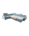 Canapé d'angle convertible BARTEZ VII 328 x 272 x 174 cm en plusieurs couleurs