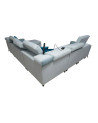 Canapé d'angle convertible BARTEZ VII 328 x 272 x 174 cm en plusieurs couleurs