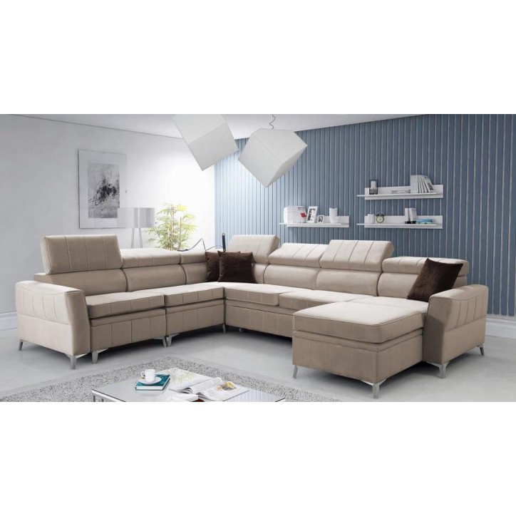 Canapé d'angle convertible BARTEZ VII 328 x 272 x 174 cm en plusieurs couleurs Canapé d'angle convertible BARTEZ VII 328 x 272 x 174 cm en plusieurs couleurs