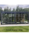 Pergola/ veranda Alexia 4x4m en aluminium