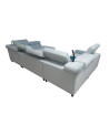 Canapé d'angle convertible BARTEZ V 362 x 196 x 218 cm en plusieurs couleurs