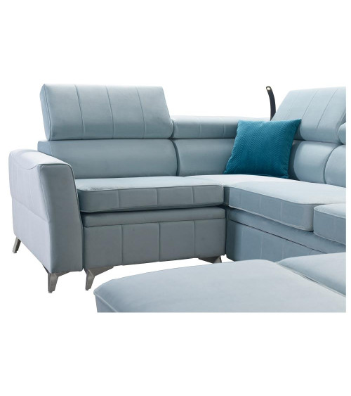 Sofá rinconera convertible BARTEZ V 362 x 196 x 218 cm en varios colores